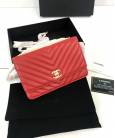 Клатч Сhan**l Chevron Trendy CC WOC Red